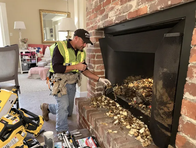 Safe screening installation by Rocky Hill Chimney Sweep in Rocky Hill, CT