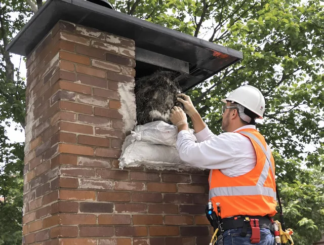 Humane removal of debris and animals by Rocky Hill Chimney Sweep in Rocky Hill, CT