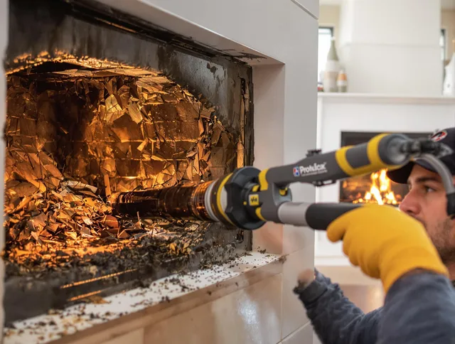 Professional chimney cleaning by Rocky Hill Chimney Sweep in Rocky Hill, CT