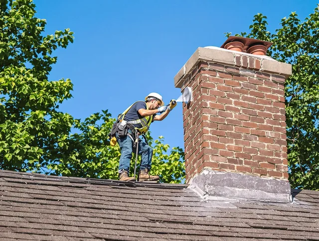 Rocky Hill Chimney Sweep performing an inspection with advanced tools in Rocky Hill, CT