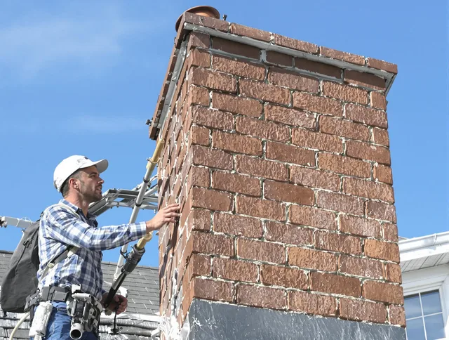 Brickwork for a chimney rebuild by Rocky Hill Chimney Sweep in Rocky Hill, CT