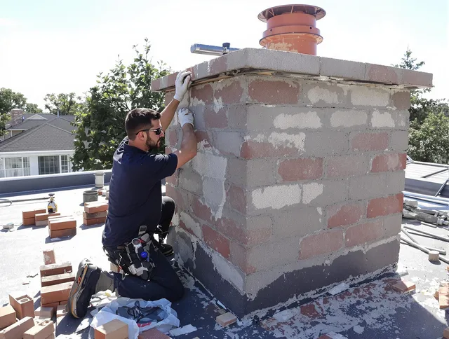 Advanced chimney repair process by Rocky Hill Chimney Sweep in Rocky Hill, CT
