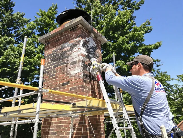 Structural chimney repair by Rocky Hill Chimney Sweep in Rocky Hill, CT
