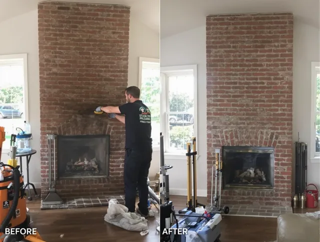 Finished chimney sweeping service by Rocky Hill Chimney Sweep in Rocky Hill, CT