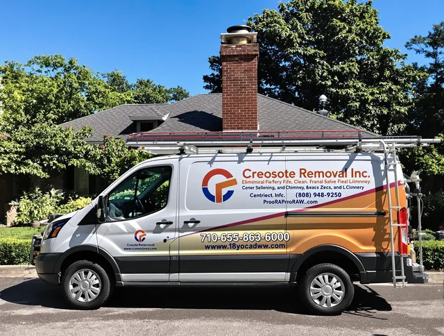 Rocky Hill Chimney Sweep technician removing creosote safely in Rocky Hill, CT