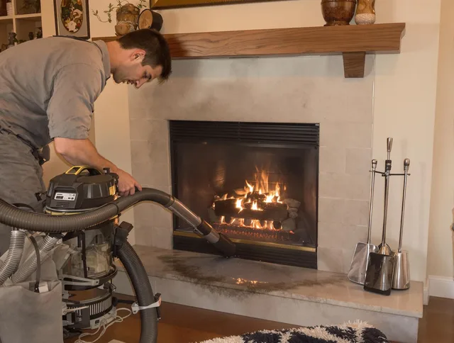 Routine fireplace upkeep by Rocky Hill Chimney Sweep in Rocky Hill, CT